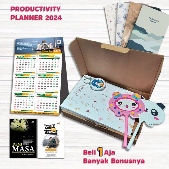 

Buku Agenda Ra Planner 2024 : Productivity Planner Laki & Perempuan