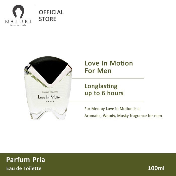 Parfum Original Love In Motion Men Edt 100Ml