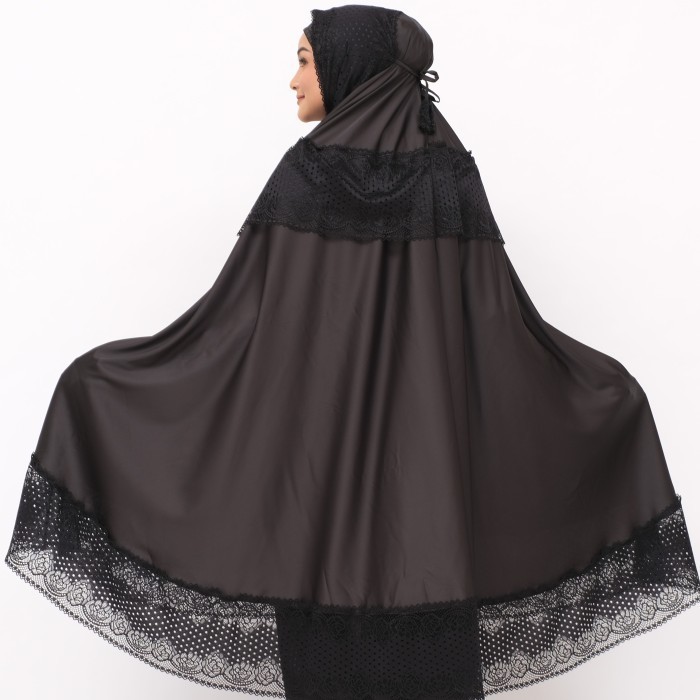 Mukena Mewah Hitam #R01