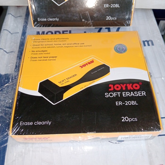 

Ghapus Sil Joyko Eraser Er-20 Bl Harga 1 Pa Isi 20 Pcs