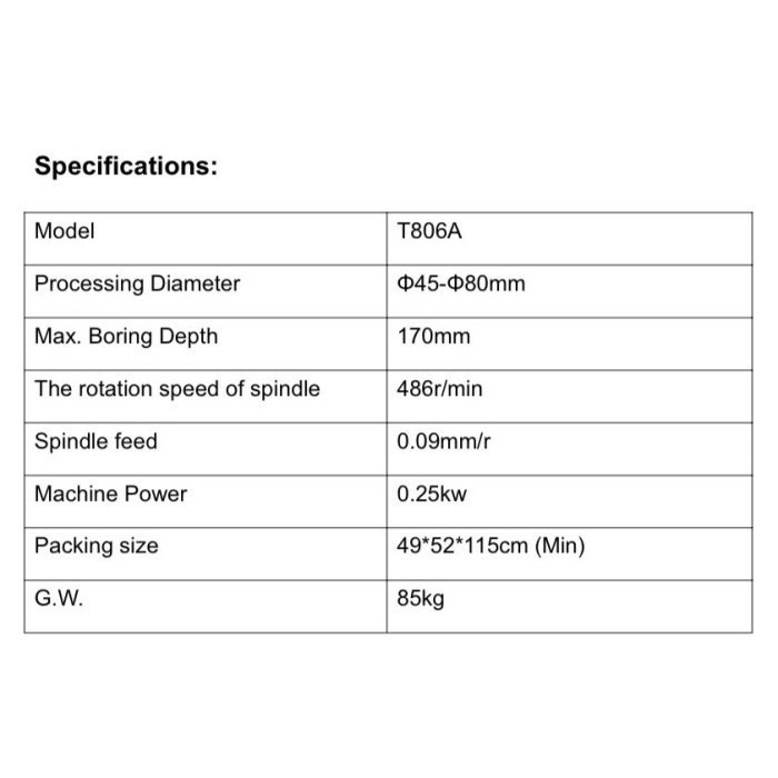 [Free Ppn] Mesin Korter T806 A Shanghai [Ori] Original Dan Terpercaya