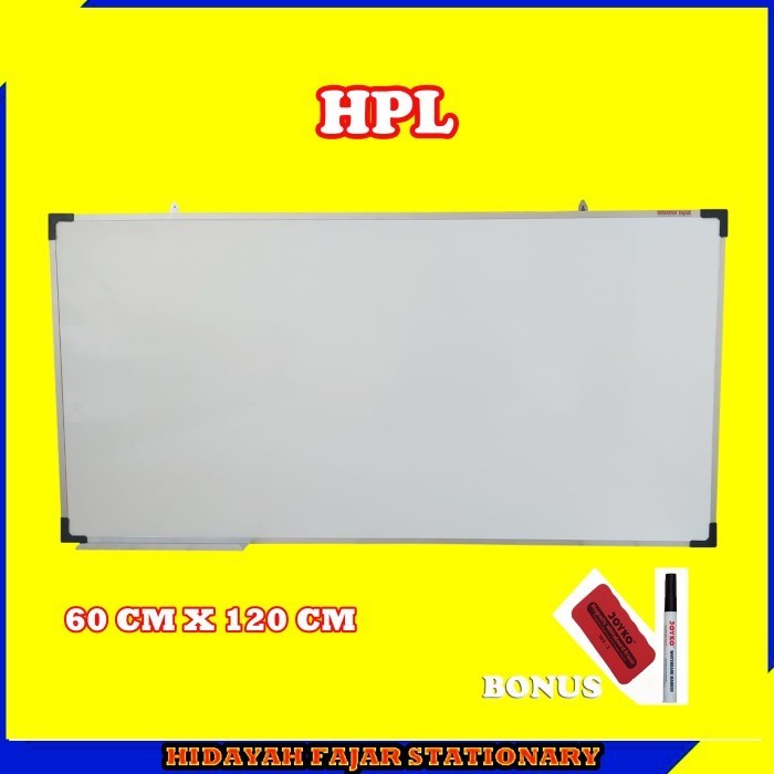 

Papan Tulis Whiteboard 60 X 120 Hpl - Papan Tulis Besar