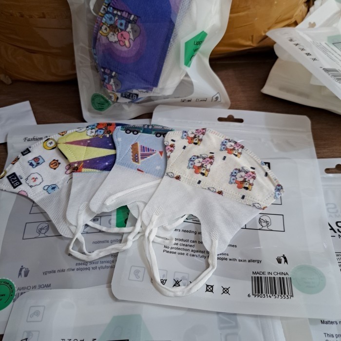 masker duckbill anak isi 50 pcs