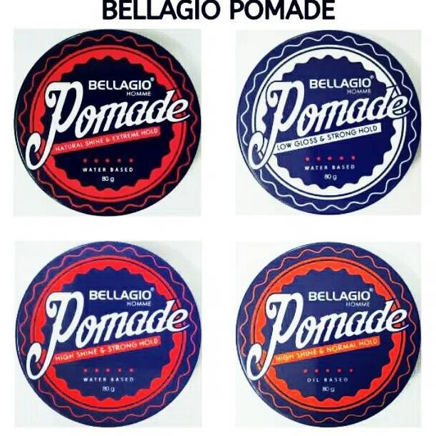 Promo Bellagio Pomade Water Based 80 Gram Original Stok Terbatas