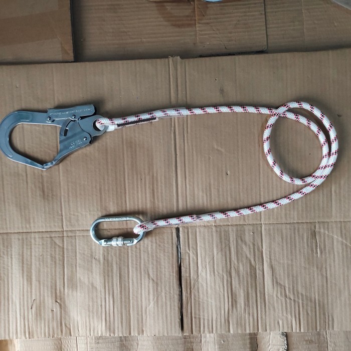 

Safety Single Lanyard Big Hook Karmantel Rope Haidar