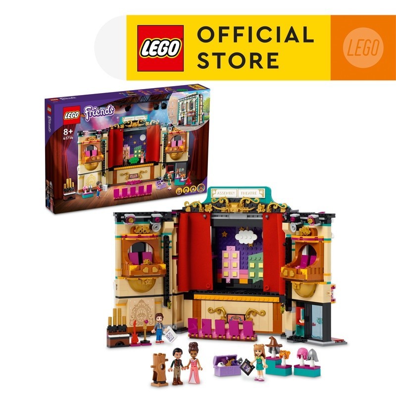 LEGO Friends 41714 Andrea’s Theatre School Building Kit (1,154 Pieces) Mainan Balok (8 Tahun+)