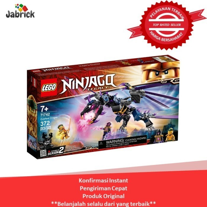 LEGO 71742 NINJAGO Overlord Dragon