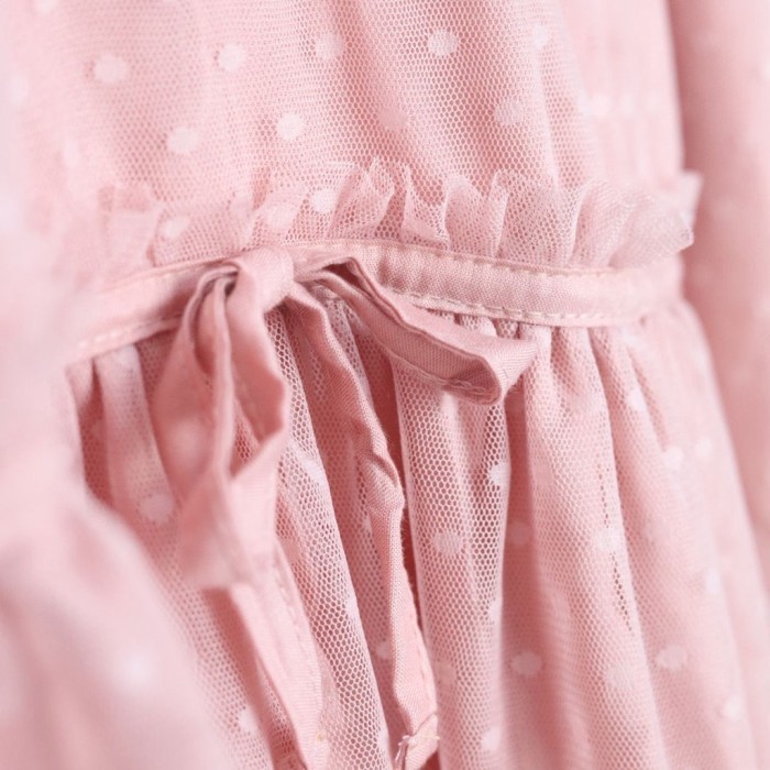 promo Gamis Baju Busana Muslim Tile Brukat Putih Anak Perempuan 1-10 Tahun