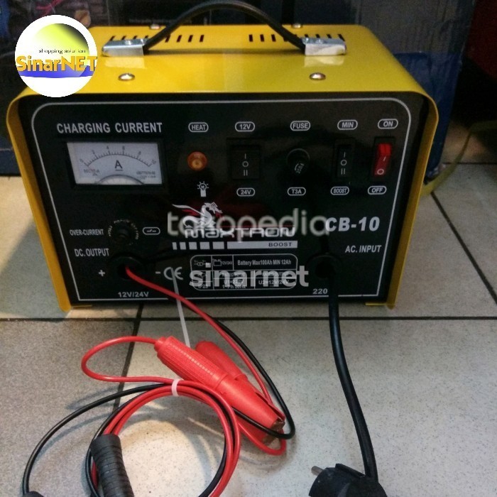 Fast Charger Aki Lawren 12V Bisa Cas Aki 3AH - 100AH