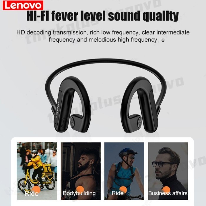 Lenovo Wireless Headphone Bone Conduction Bluetooth Earphone X3 Diskon R0324C