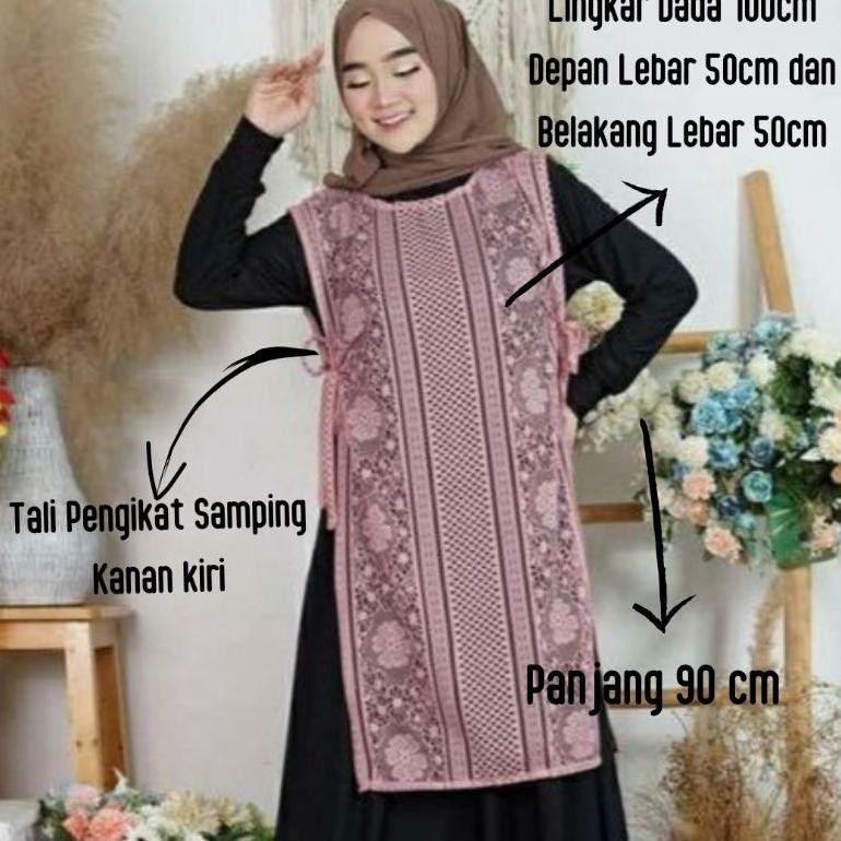Promo Akhir Tahun Gea-Outer Brukat Panjang/Outer Rompi Wanita Panjang/Outer Burkat Kondangan/Rompi G