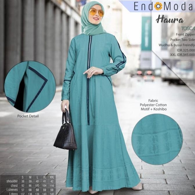 Gamis Endomoda Haura Stok Terbatas