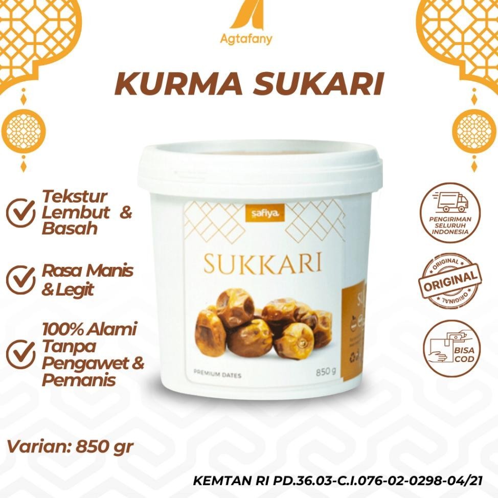 

Kurma Sukari Ember 850 Gr | Kurma Raja Sukkari Dates Basah Lembut Quality Premium Oleh-Oleh Haji Umroh Terbaru