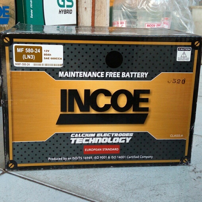 Aki Accu Kering Incoe MF 58024 80 AH