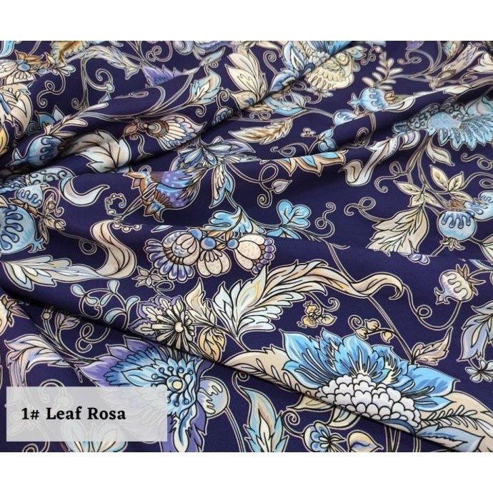 

Terbaik Kain Print Bunga Sutra / Woolpeach - Leaf Rosa (Per 0,5 Meter) Stok Terbatas