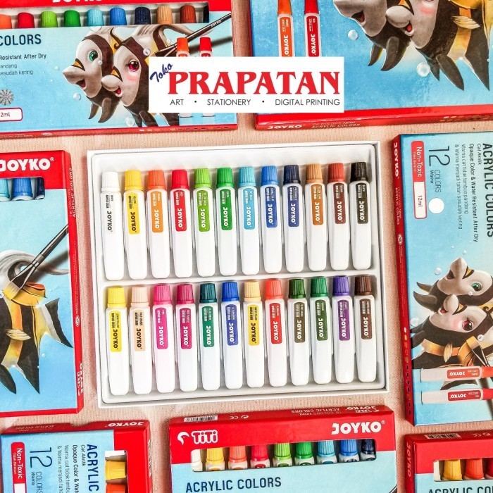 

Acrylic Color / Cat Akrilik Titi 24 Warna