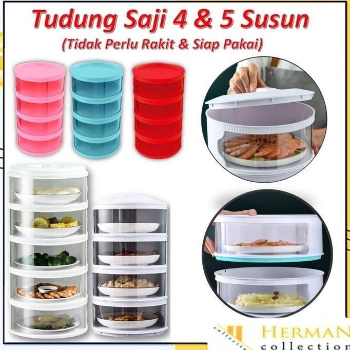 TERKINI HC RAK TUDUNG SAJI PORTABLE FOOD COVER TINGKAT PENUTUP MAKANAN WAFIQELZAYYAN
