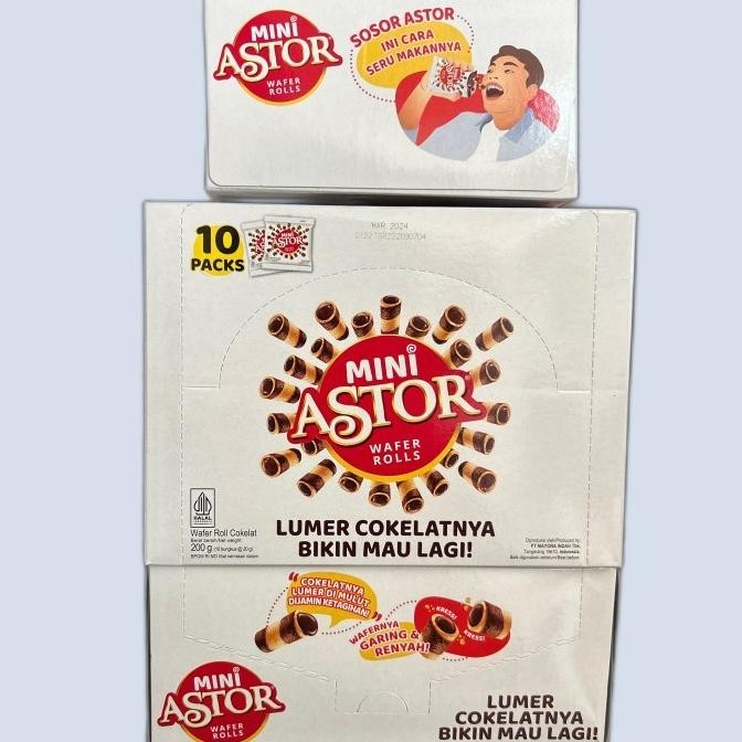 

New Mini Astor Wafer Rolls Coklat (Kemasan Sachet) Terbaik