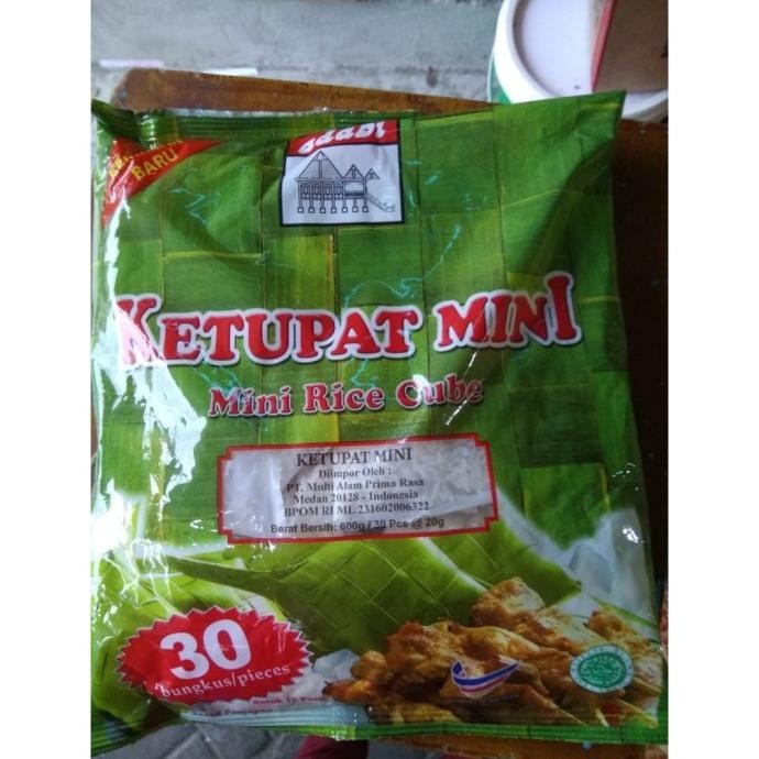 

KETUPAT MINI ADABI 1 PAK ISI 30 X 20 GR