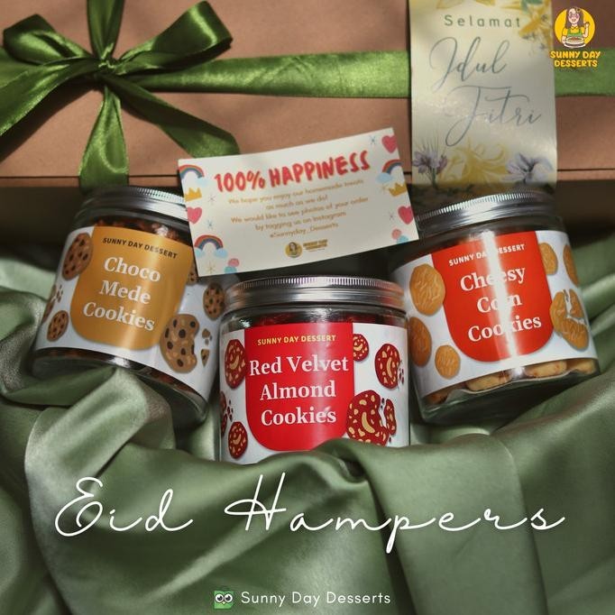 

Parsel Hampers Lebaran Cookies Premium by Sunny Day Desserts