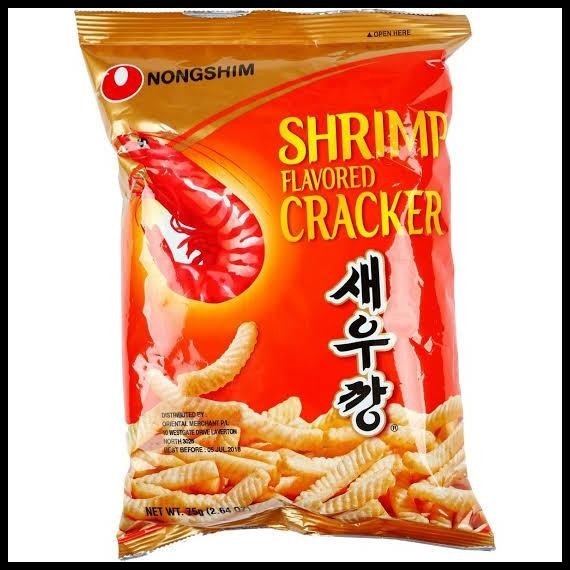

[75Gr] Nongshim Shrimp Craker Original Snack - Makanan Ringan Korea