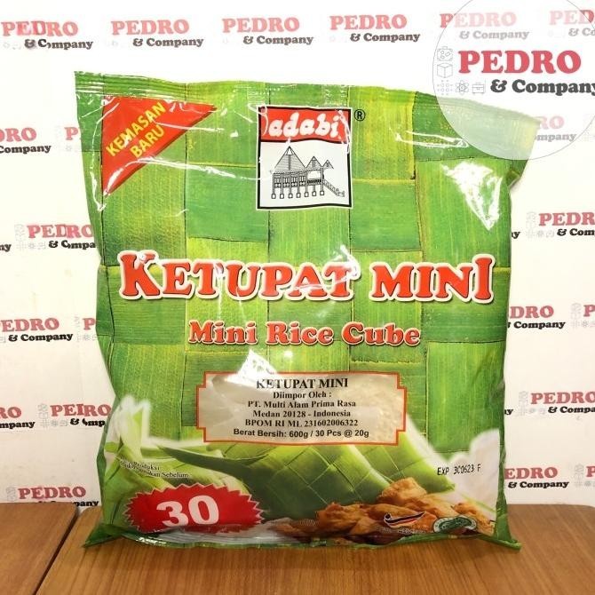 

Adabi ketupat mini 600 gram isi 30 pc - mini rice cube