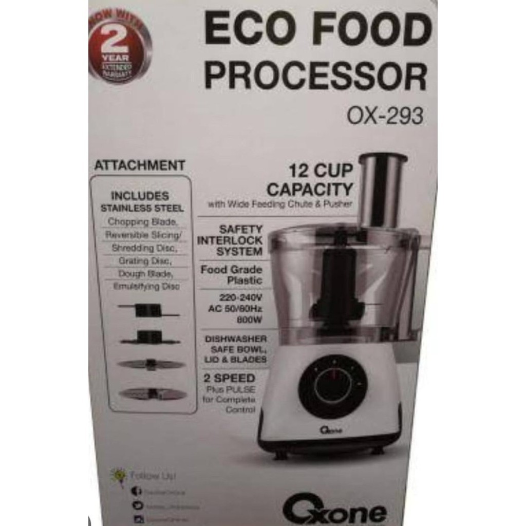 Oxone Ox-293 Food Processor  Athaliajoviela