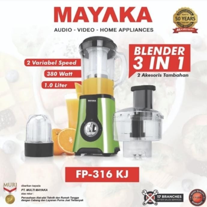 Mayaka Multifunctional Blender Food Processor Fp 316Kj Athaliajoviela