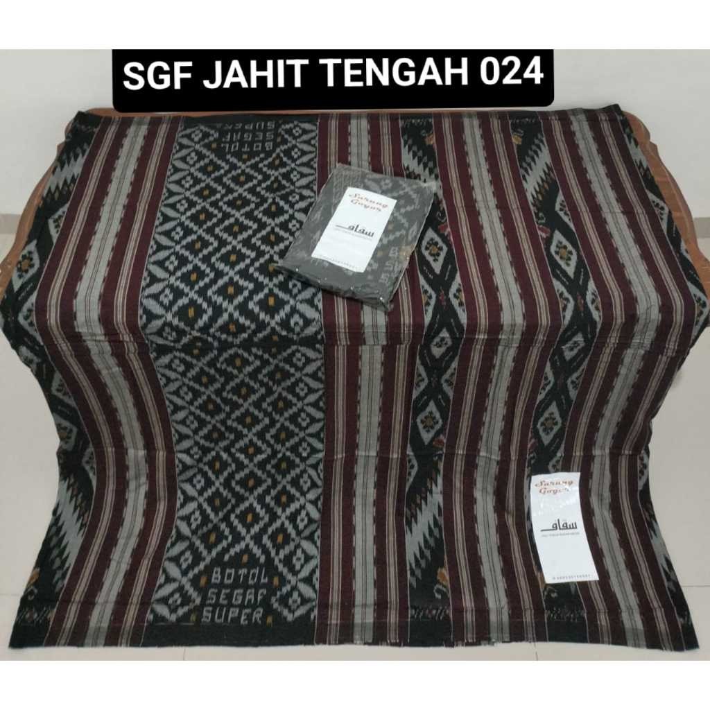 SARUNG GOYOR SEGAF MOTIF SGE KETJUBUNG GREAD GOLD