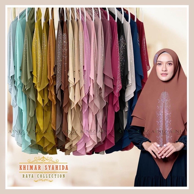 NEW PREMIUM DAILY HIJAB Khimar Syahida Hijab Instan By Arniz Collection