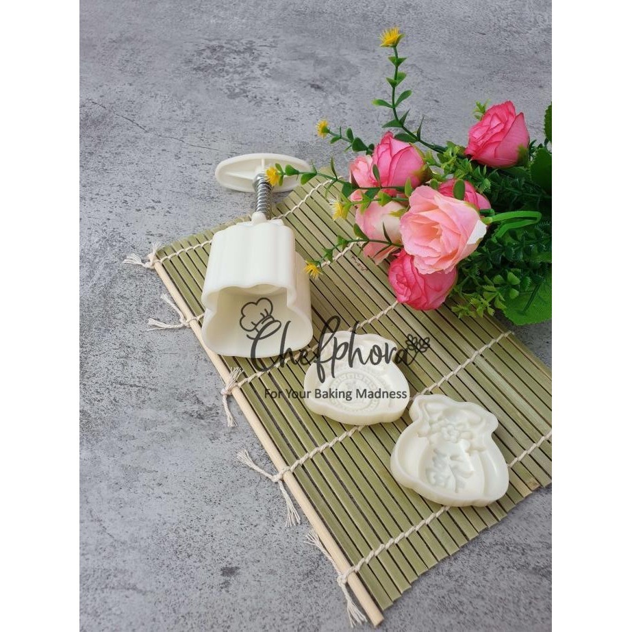 Cetakan Nastar Taiwan Kantong Uang Yuan Bao Kue Bulan Mooncake Plunger