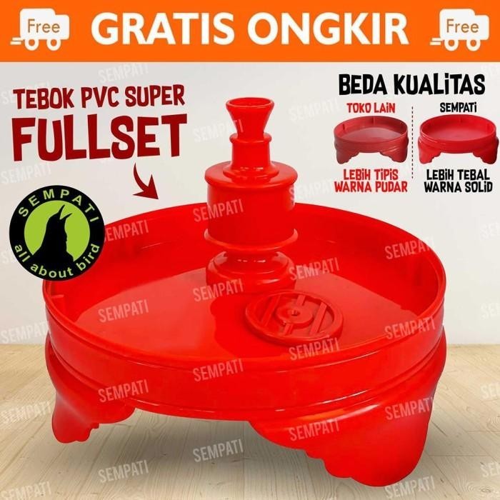 CASHBACK TEBOK LOVEBIRD PVC PLUS PION TEBOK ANTI PECAH UNTUK SANGKAR