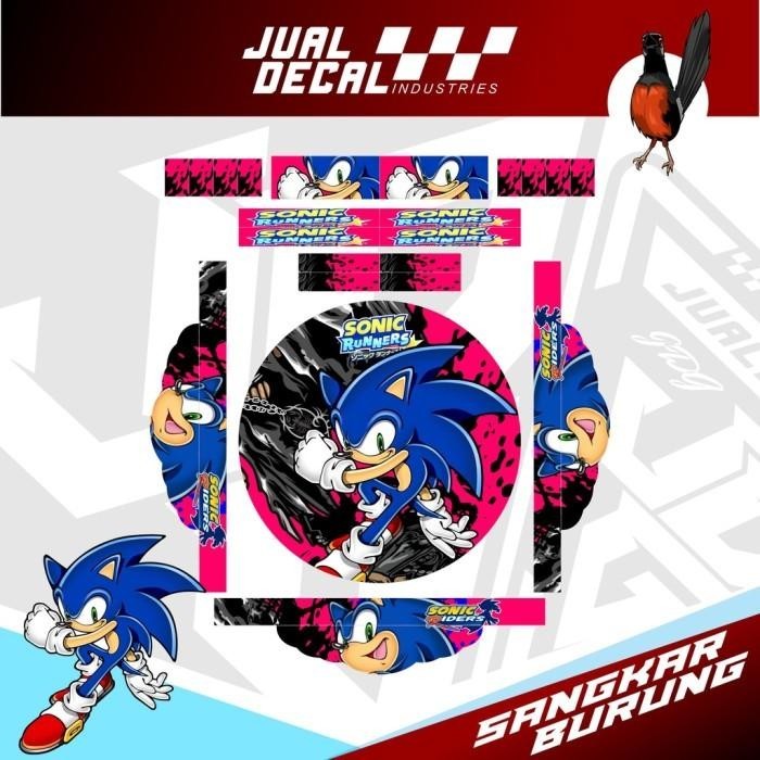 STIKER SANGKAR MURAI SONIC DECAL TEBOK BURUNG MURAI BATU VARIASI BISA