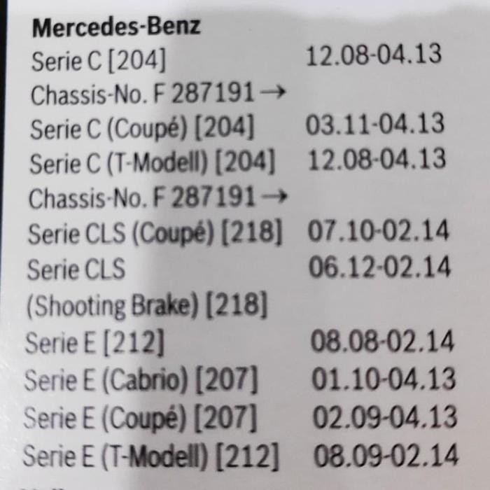 WIPER BLADE W212 BOSCH / WIPER MERCY