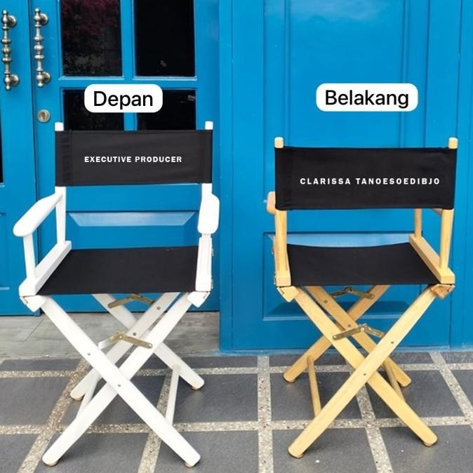 Kursi Sutradara Lipat Chair / Kursi Make Up Import