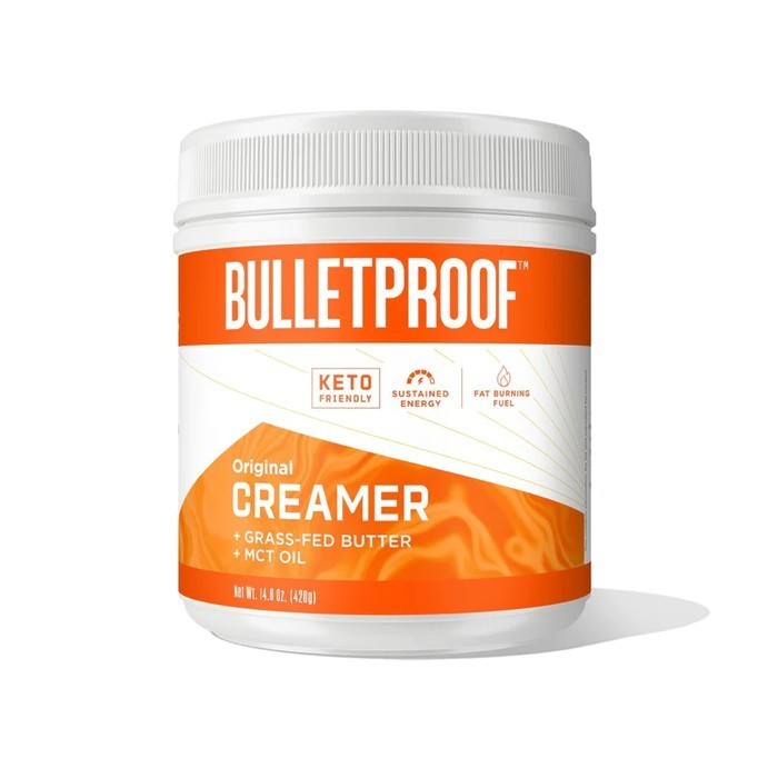 

Ready Bulletproof Original keto coffee creamer grass-fed butter MCT oil