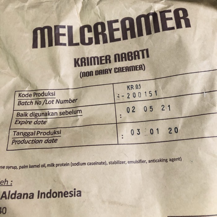 

Ready Melcreamer 1 zak ( 25 kg ) non dairy creamer KR-01/ KHUSUS LUAR KOTA
