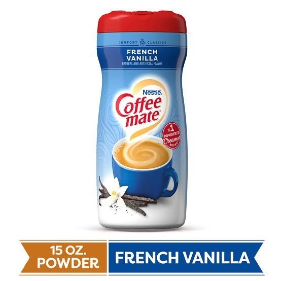 

Ready Coffee mate French Vanilla Powdered Creamer Canister 425,2gr