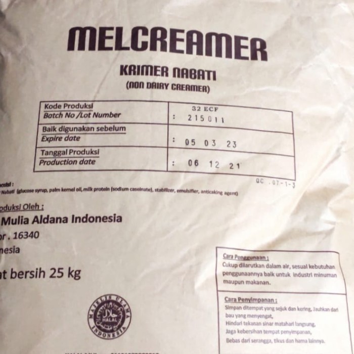 

Ready Krimer Melcreamer ecf32 25Kg Sak