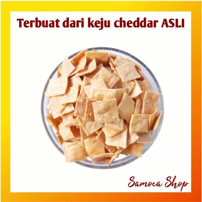 

KOMPLIT Keripik Keju Chips Panggang renyah cemilan diet keto GROSIR 1 Kg
