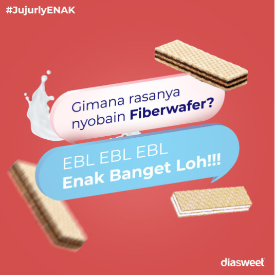 

KOMPLIT Diasweet Litebite Wafer Coklat Bebas Gula Kaya Serat Dos