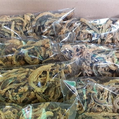 

LIMITED EDITION keripik belut gurih renyah asli 1 kg