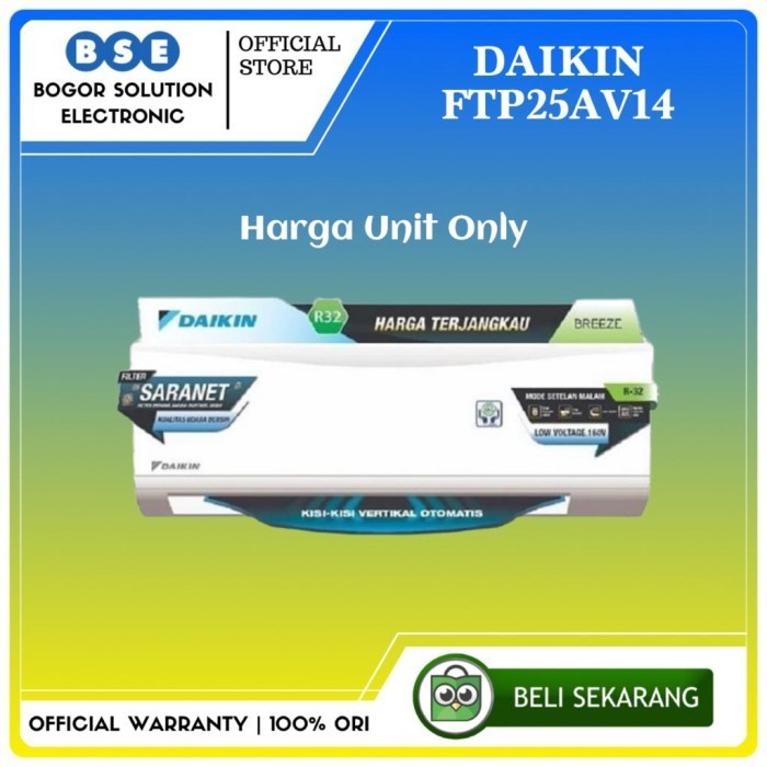 Promo Murah Ac Daikin 1Pk Ftp25Av14 Ftp25Av Ac Daikin Standar