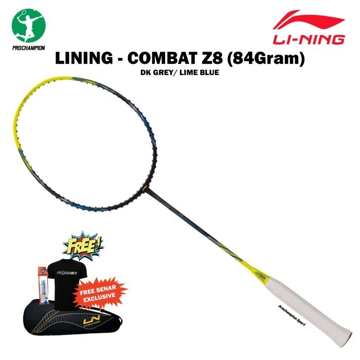 Raket Badminton Lining Combat Z8 / Combat-Z8 84Gr Original
