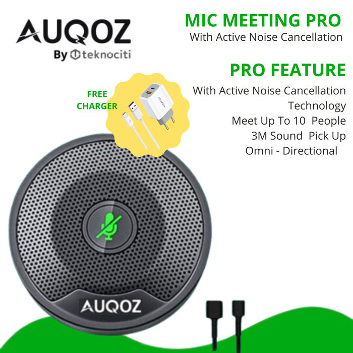 Auqoz Pro 360 Meeting Conference Mic / Microphone Rapat Online
