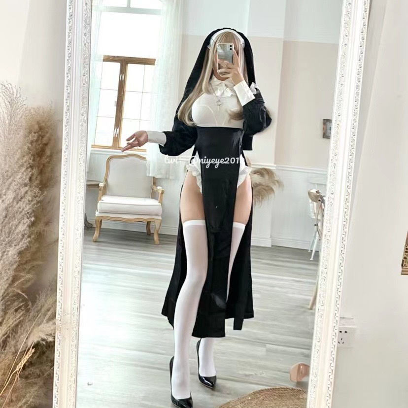 Sister FuhuacosChristmas Nun Sexy Nun Costume