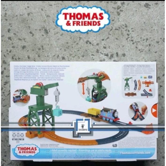 Thomas & Friends Cranky The Crane Cargo Drop Motorized Pick Up