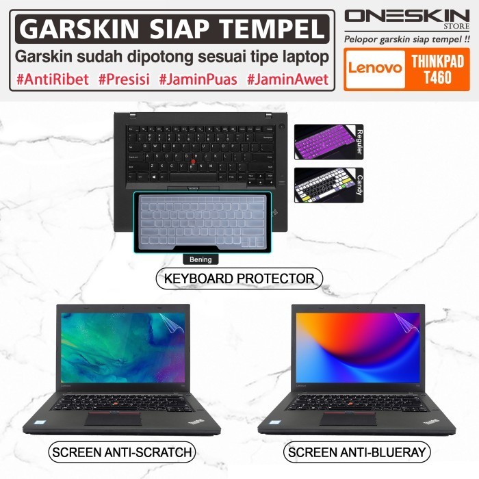 Terlaris Garskin Laptop Cover Keyboard Screen Protector Lenovo Thinkpad T460 SALE