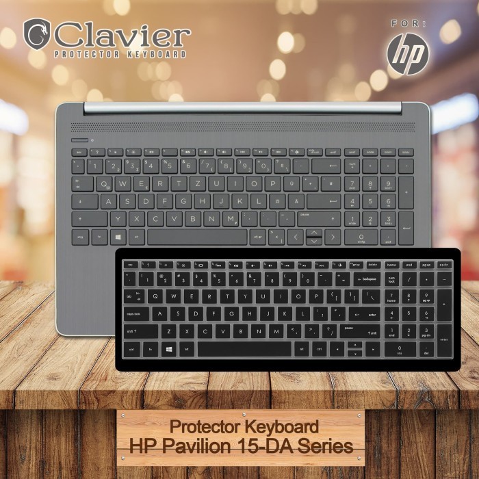Terlaris Keyboard Protector Cover Hp 15-DA0030TU 15-DB0005AU 15-DB0009AU Warna SALE