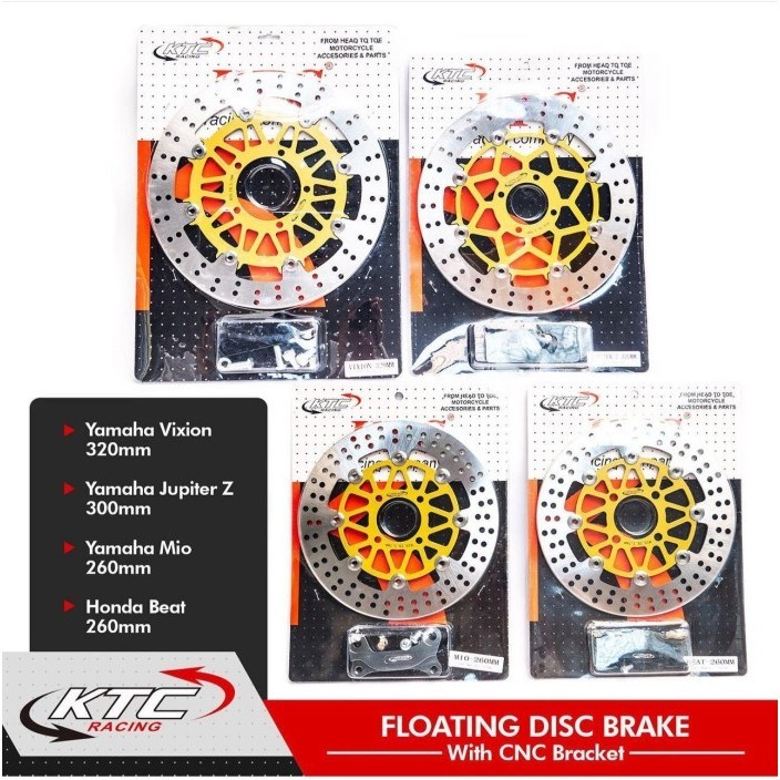 Disc Piringan Cakram Ktc Racing Floating Mio Sporty / Mio Soul 260Mm
